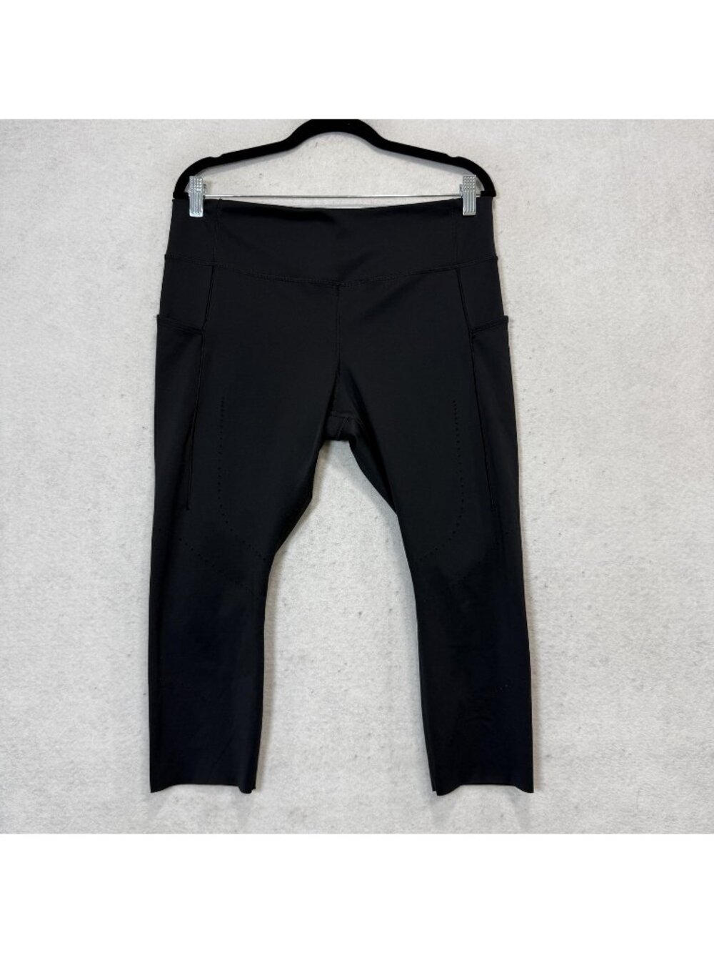 Brooks Leggings Womens XL Black High Rise Ankle Running Athletic Pockets 221522